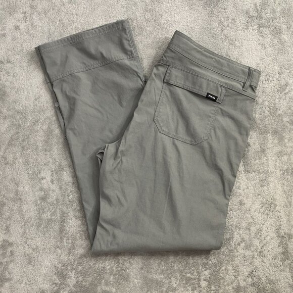 prAna Pants Mens 40x31” Gray Stretch Zion Quick Dry Hiking Nylon Cargo Outdoor - Picture 1 of 14